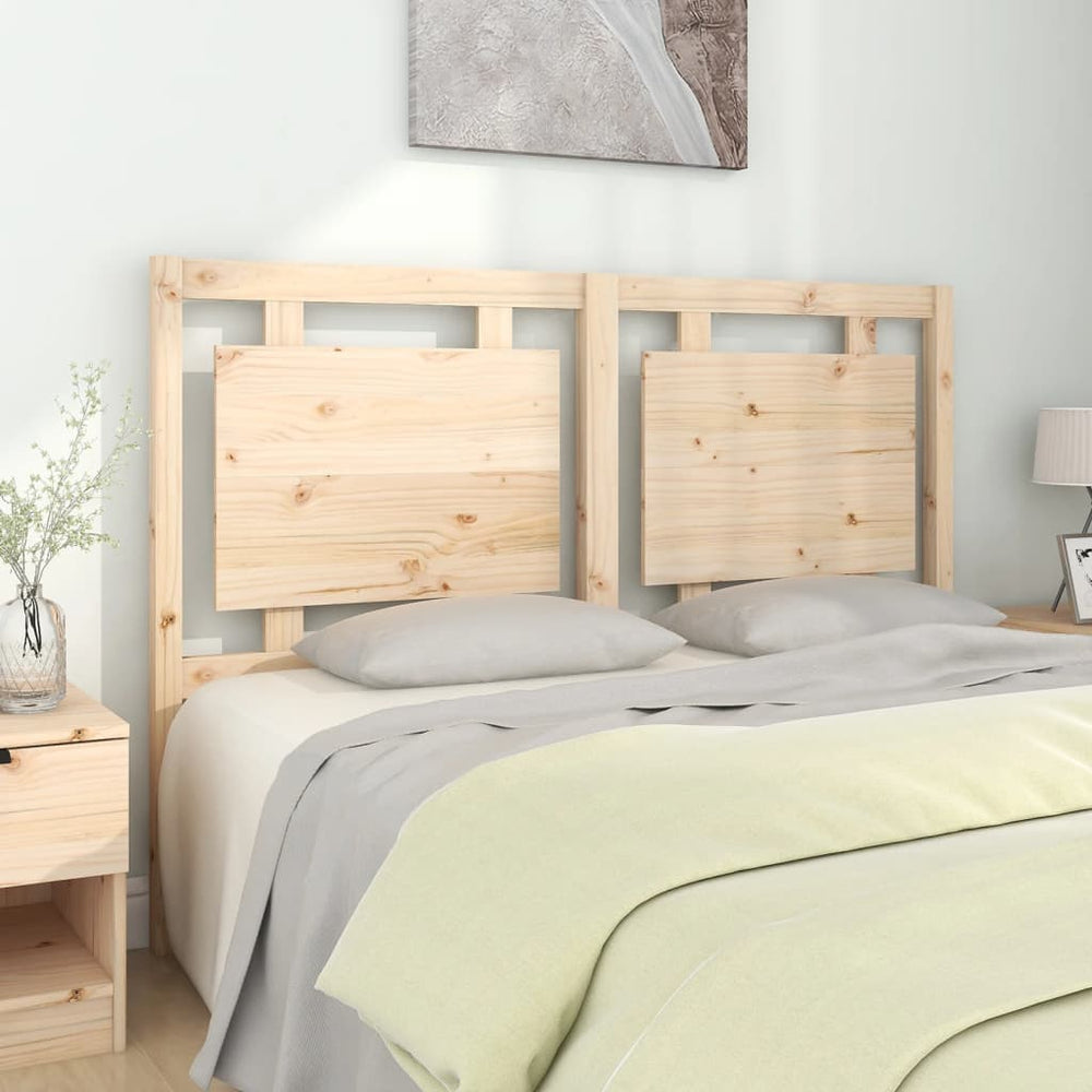 vidaXL Headboard 145.5x4x100 cm Solid Pine Wood