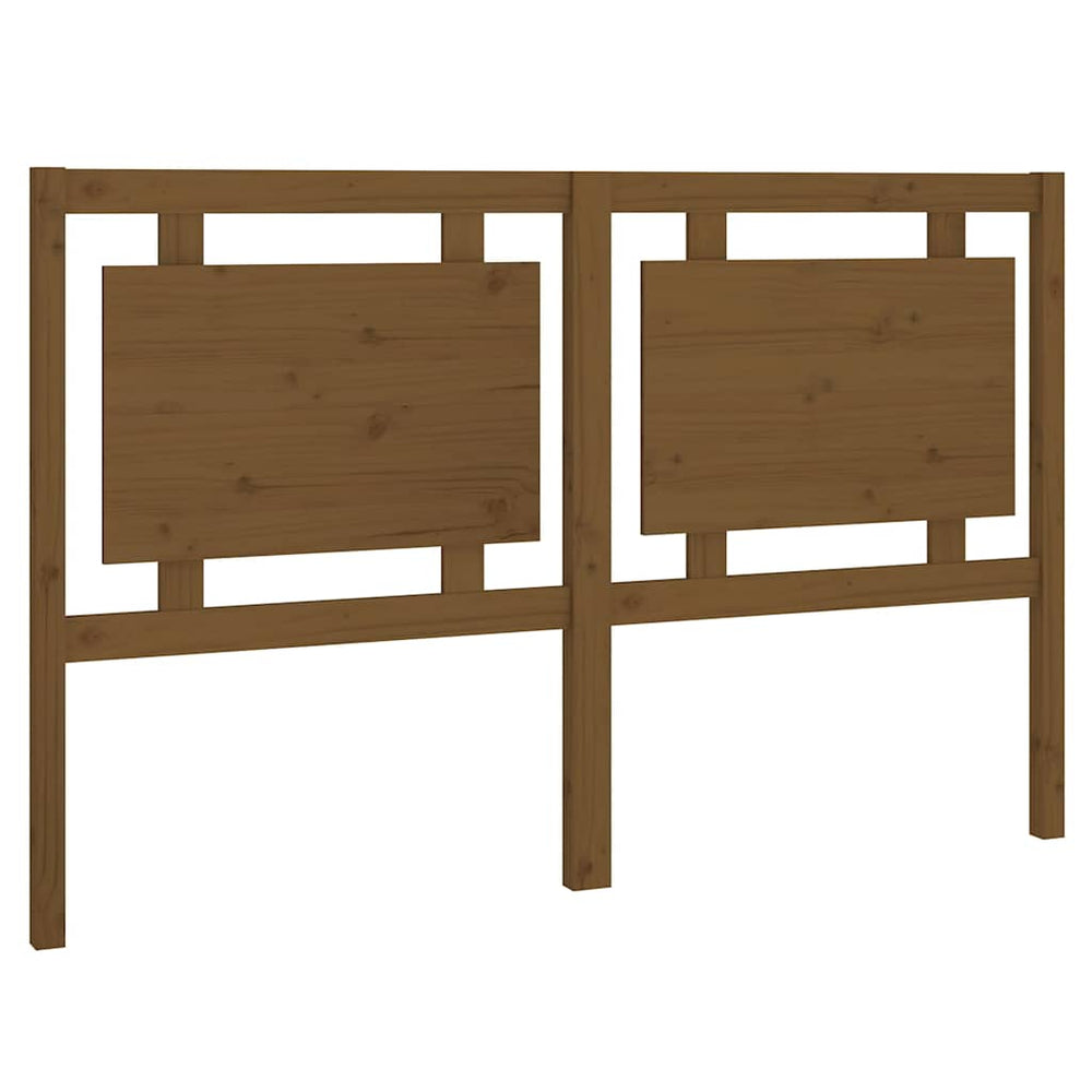 vidaXL Headboard Honey Brown 155.5x4x100 cm Solid Pine Wood