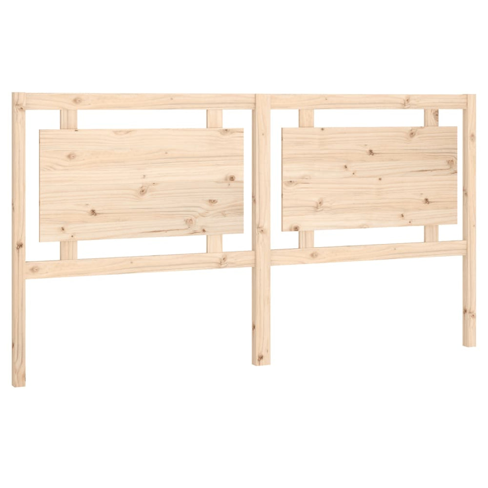 vidaXL Headboard 185.5x4x100 cm Solid Pine Wood