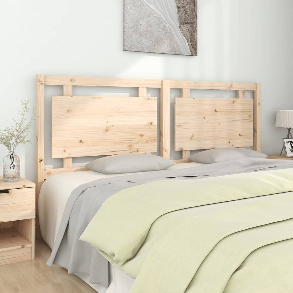 vidaXL Headboard 185.5x4x100 cm Solid Pine Wood