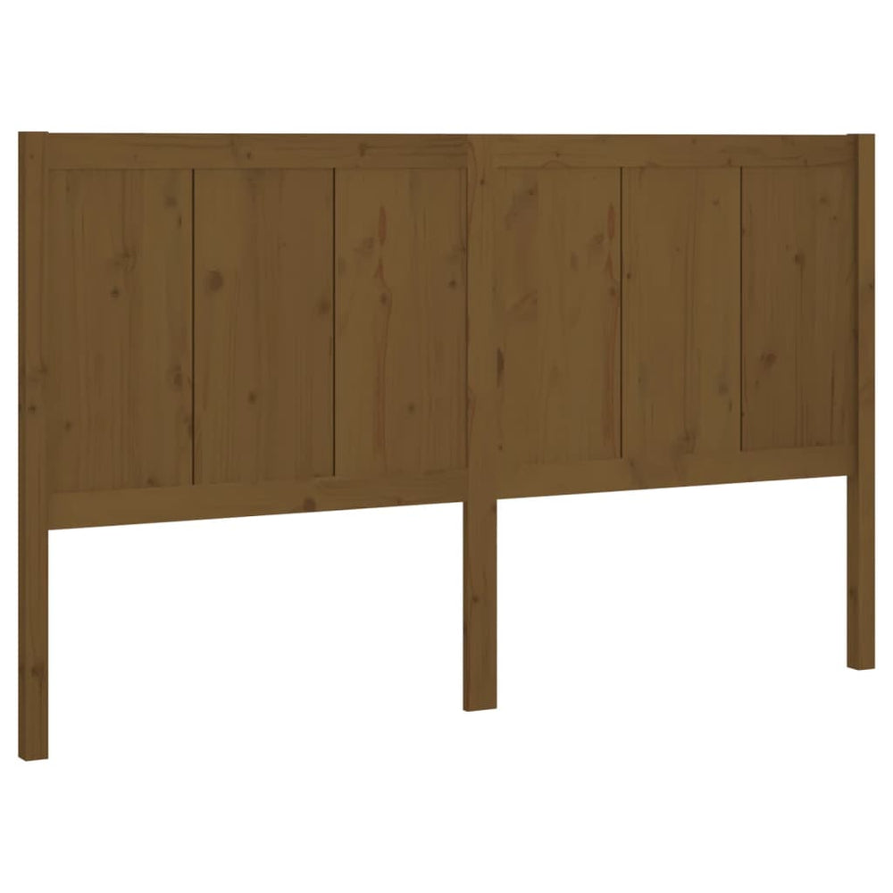vidaXL Headboard Honey Brown 205.5x4x100 cm Solid Pine Wood