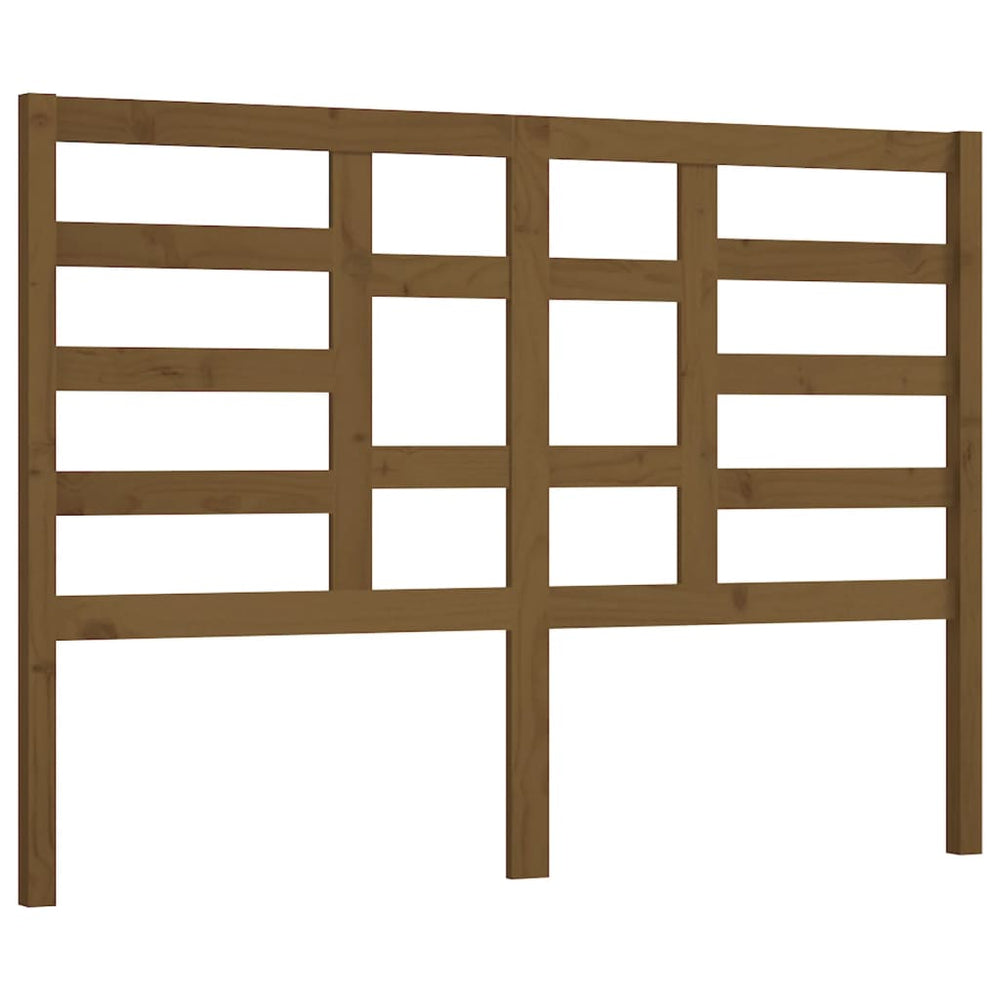 vidaXL Headboard Honey Brown 156x4x104 cm Solid Pine Wood