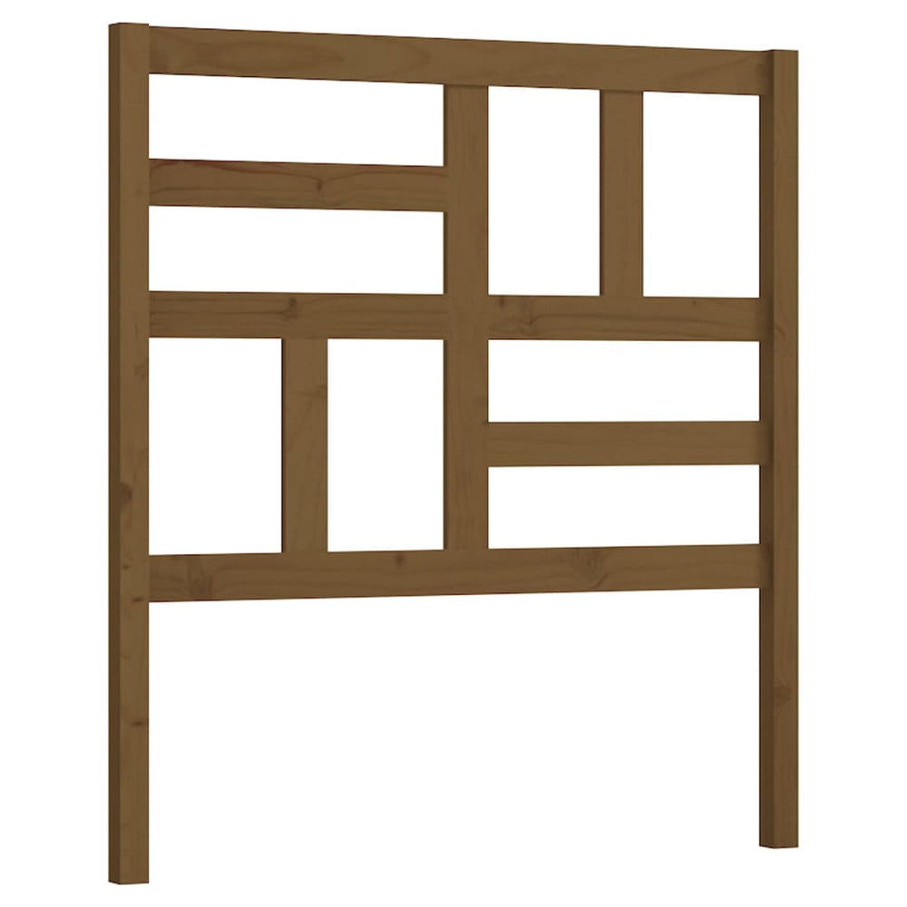 vidaXL Headboard Honey Brown 106x4x104 cm Solid Pine Wood
