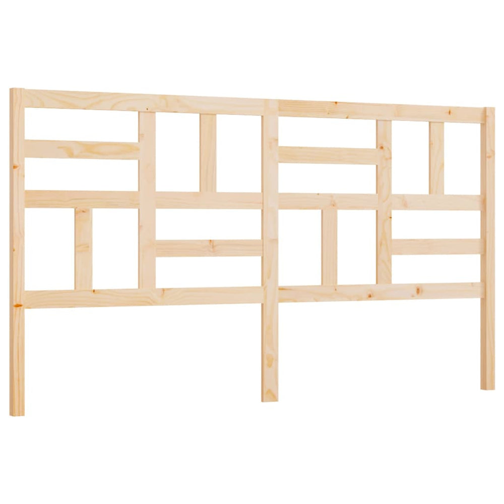 vidaXL Headboard 206x4x104 cm Solid Pine Wood