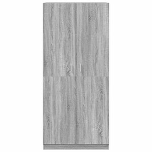 vidaXL Wardrobe Sonoma Grey 90x52x200 cm Engineered Wood