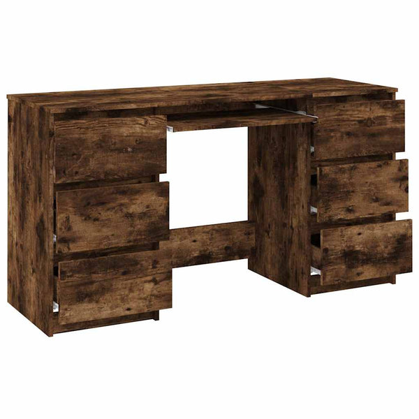 Schreibtisch Räuchereiche 140 cm