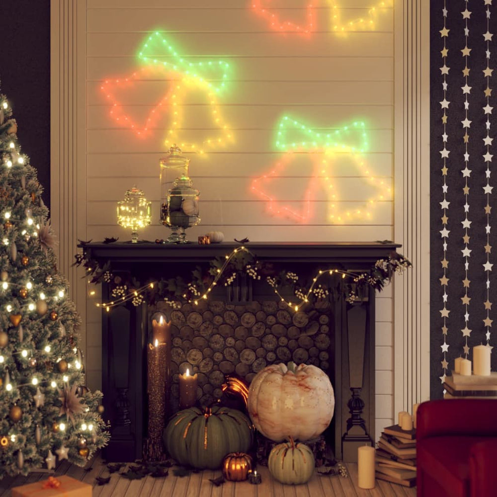 LED Weihnachtsglocken Silhouette 50x56cm