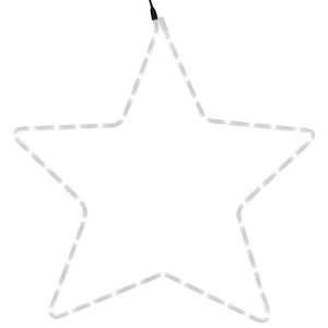 LED Weihnachtsstern Silhouette, 56cm