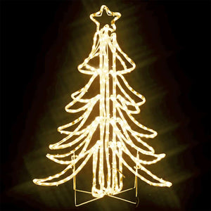 LED Weihnachtsbaum Klappbar Warmweiß 93cm