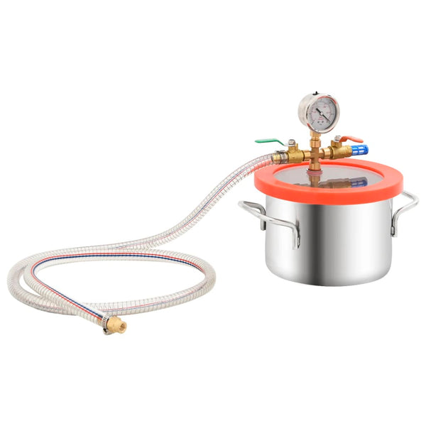 vidaXL Vacuum Chamber with 2-Stage Pump 3.7 L