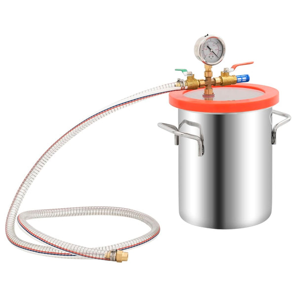 vidaXL Vacuum Chamber with 2-Stage Pump 5.5 L