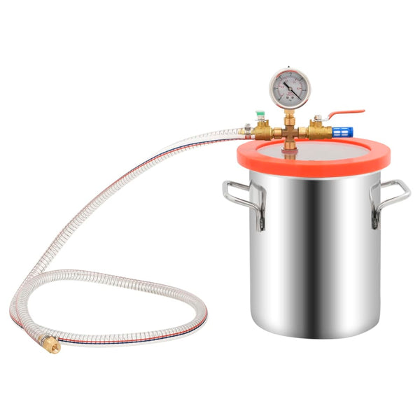 vidaXL Vacuum Chamber with 2-Stage Pump 5.5 L