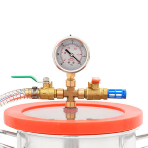 vidaXL Vacuum Chamber with 2-Stage Pump 5.5 L