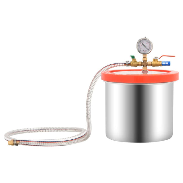 vidaXL Vacuum Chamber with Single-Stage Pump 7.4 L