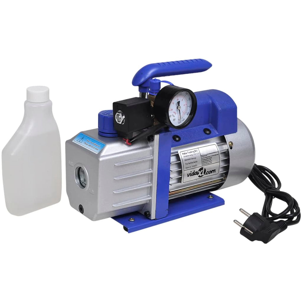 vidaXL Vacuum Chamber with Single-Stage Pump 7.4 L