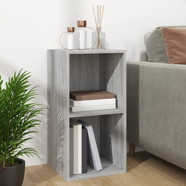 vidaXL Vinyl Record Storage Box Grey Sonoma 71x34x36cm Engineered Wood