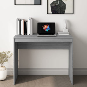 vidaXL Desk Sonoma Grey 90x40x72 cm Engineered Wood