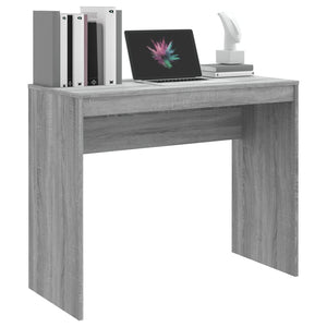 vidaXL Desk Sonoma Grey 90x40x72 cm Engineered Wood
