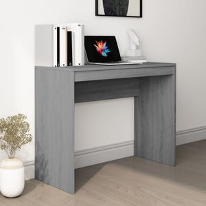 vidaXL Desk Sonoma Grey 90x40x72 cm Engineered Wood
