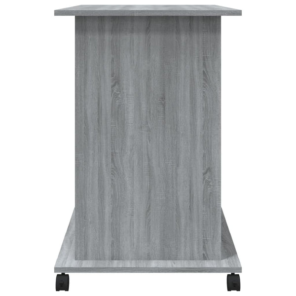 vidaXL Desk Sonoma Grey 80x50x75 cm Engineered Wood