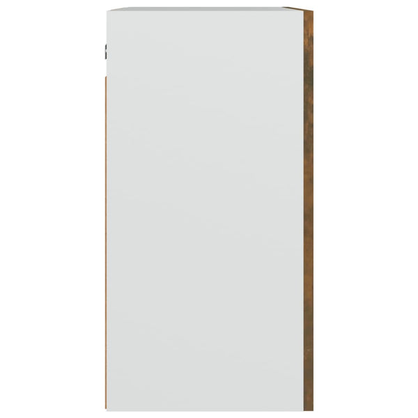 vidaXL Wall Cabinet Lyon Smoked Oak 50x31x60 cm Engineered Wood