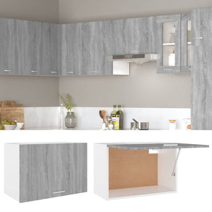 vidaXL Wall Cabinet Lyon Gray Sonoma 60x31x40 cm Engineered Wood