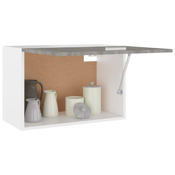 vidaXL Wall Cabinet Lyon Gray Sonoma 60x31x40 cm Engineered Wood