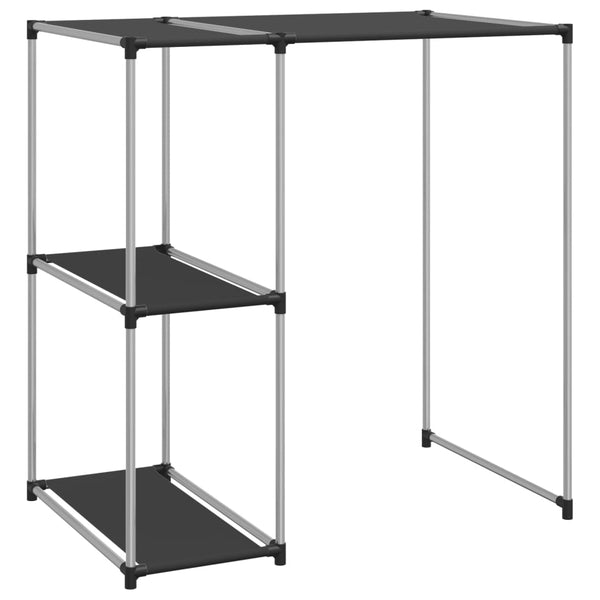 vidaXL Washing Machine Rack Black 87x55x90.5 cm Iron