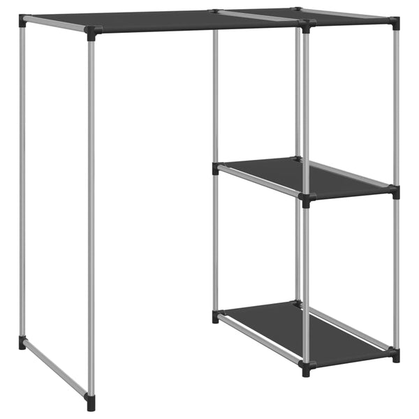 vidaXL Washing Machine Rack Black 87x55x90.5 cm Iron