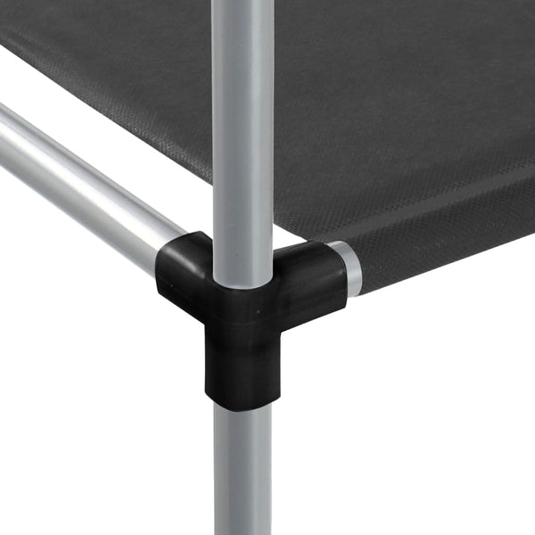 vidaXL Washing Machine Rack Black 87x55x90.5 cm Iron