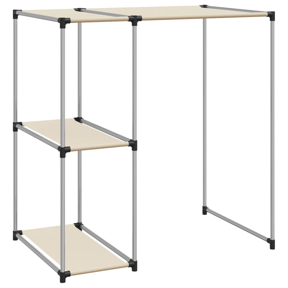 vidaXL Washing Machine Rack Cream 87x55x90.5 cm Iron