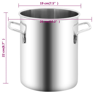 vidaXL Vacuum Chamber Stainless Steel 5.5 L