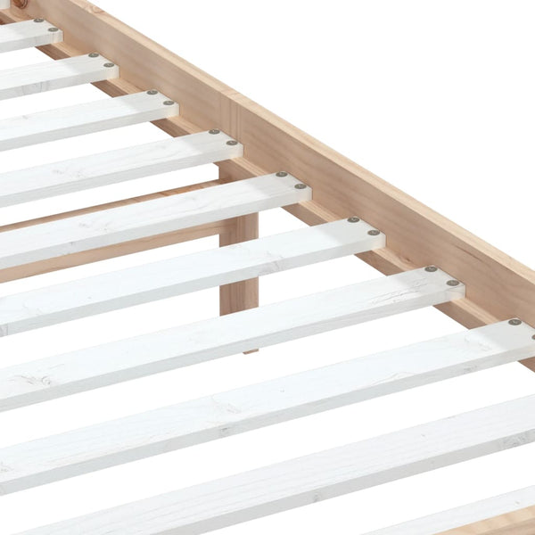 vidaXL Solid Pine Bed 100x200 cm