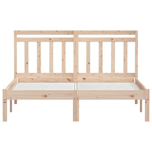 vidaXL Solid Pine Bed 140x200 cm