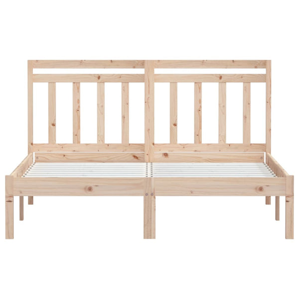 vidaXL Solid Pine Bed 140x200 cm