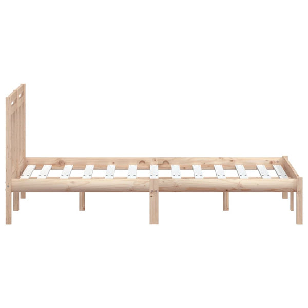 vidaXL Solid Wood Bed 150x200 cm