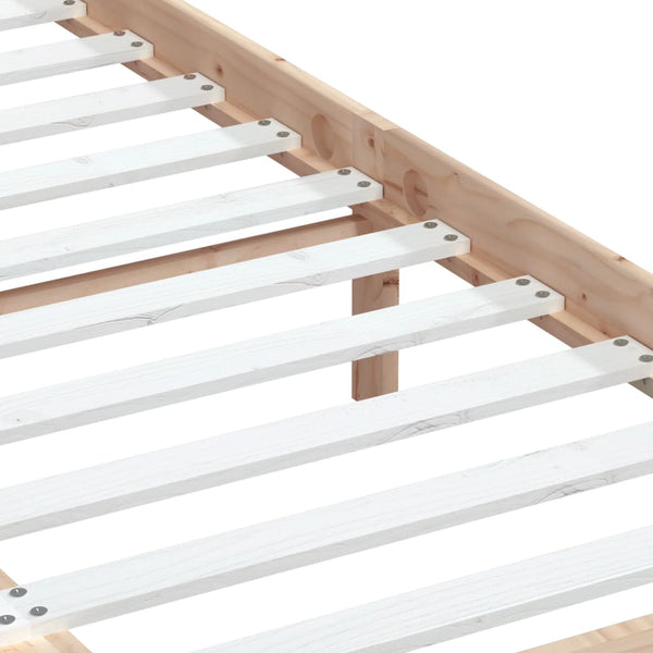 vidaXL Solid Wood Bed 150x200 cm