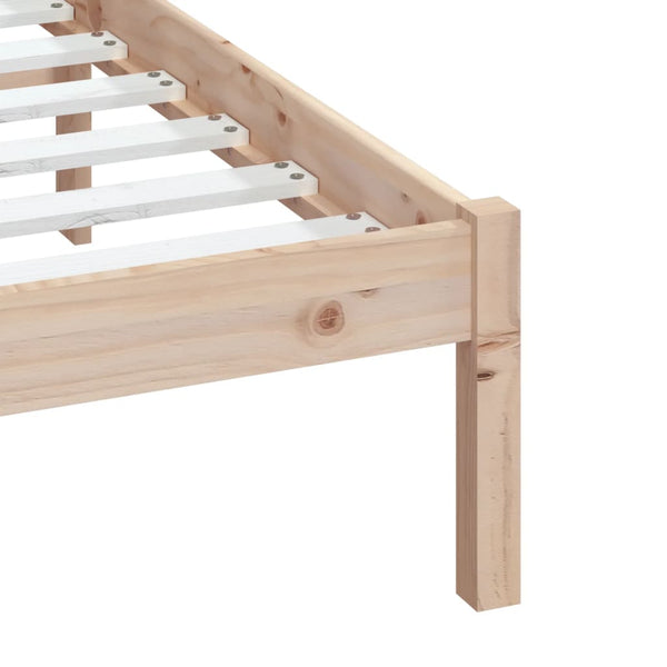 vidaXL Solid Wood Bed 150x200 cm