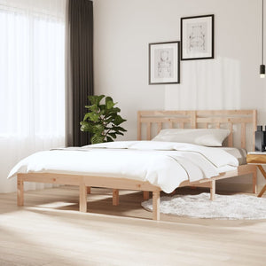 vidaXL Solid Wood Bed 150x200 cm