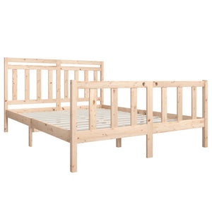 vidaXL Solid Wood Bed 160x200 cm