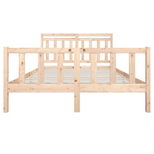 vidaXL Solid Wood Bed 160x200 cm