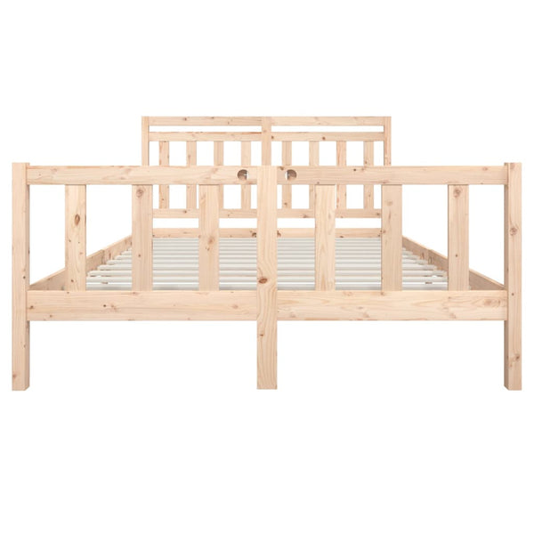 vidaXL Solid Wood Bed 160x200 cm