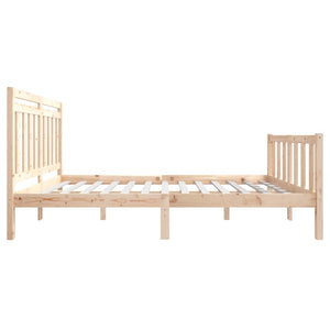 vidaXL Solid Wood Bed 160x200 cm