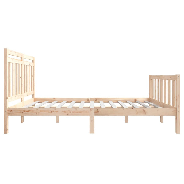 vidaXL Solid Wood Bed 160x200 cm