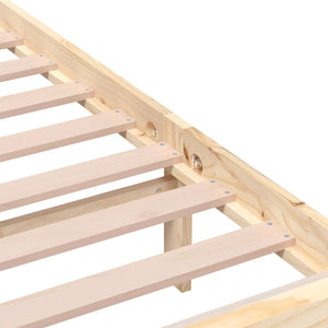 vidaXL Solid Wood Bed 160x200 cm