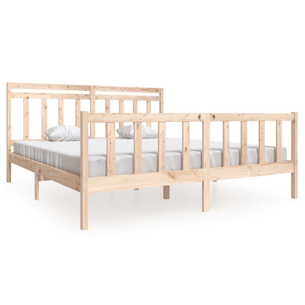 vidaXL Solid Wood Bed 180x200 cm