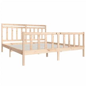 vidaXL Solid Wood Bed 180x200 cm