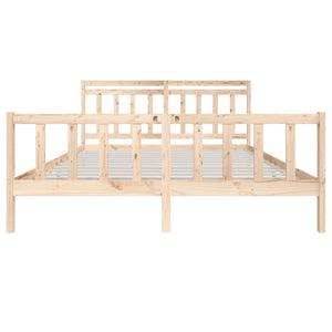 vidaXL Solid Wood Bed 180x200 cm