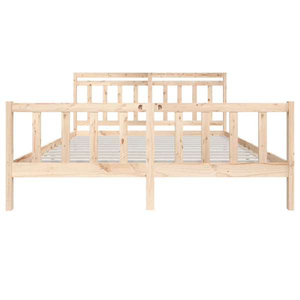 vidaXL Solid Wood Bed 180x200 cm