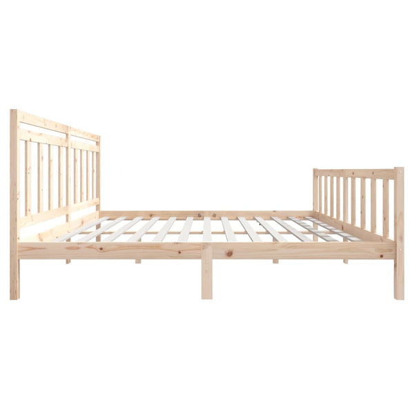 vidaXL Solid Wood Bed 180x200 cm